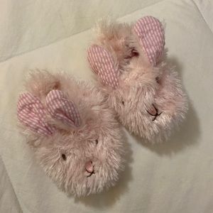 Bunnies Bunny Baby Girl Slippers, Size 0-6 mo